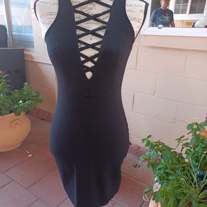 Black Body Con Dress